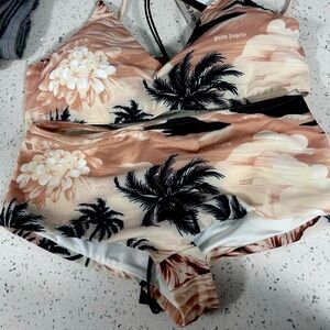 Palm Angels Tropical Print Bathing Suit